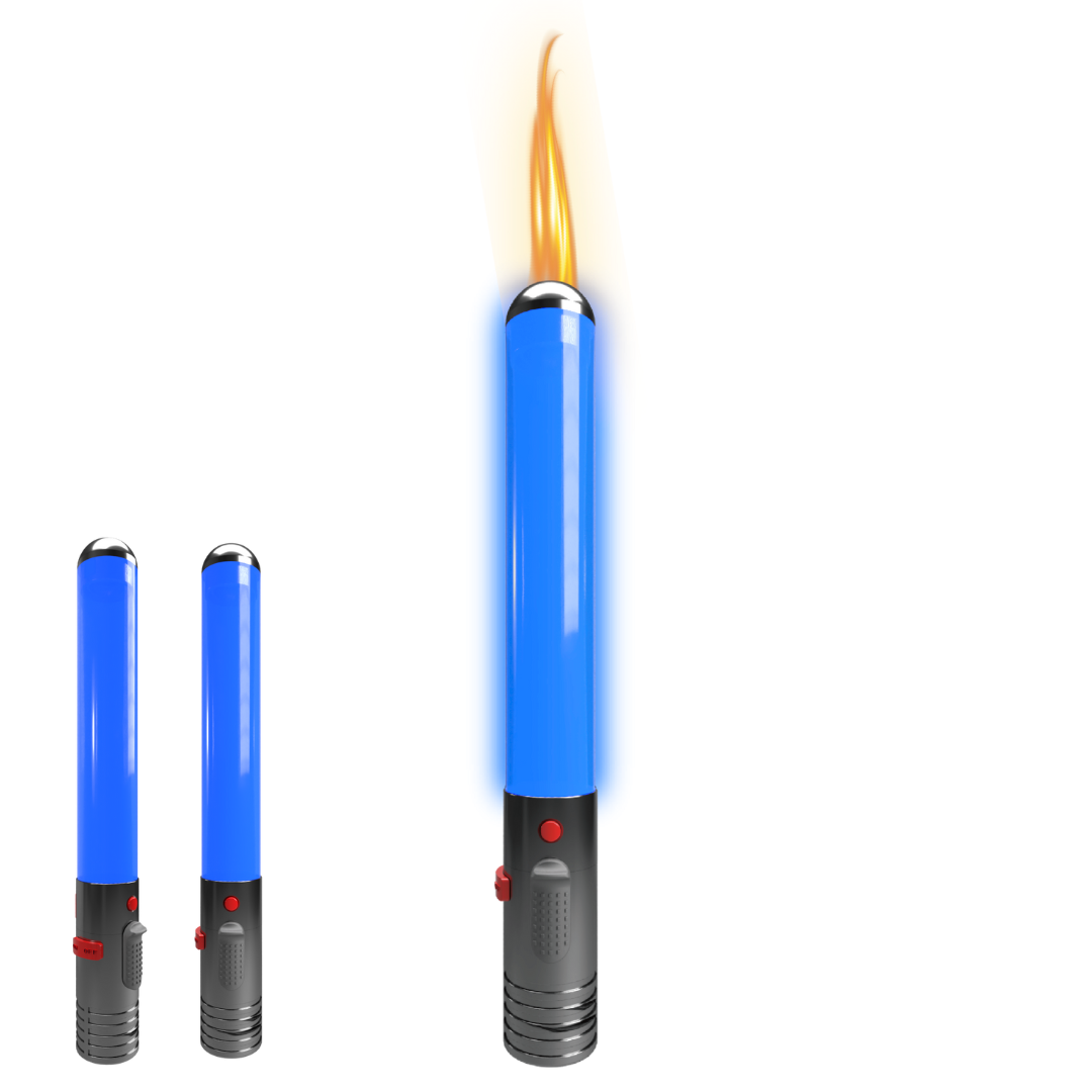 Saber Refillable Gas Torch Blue