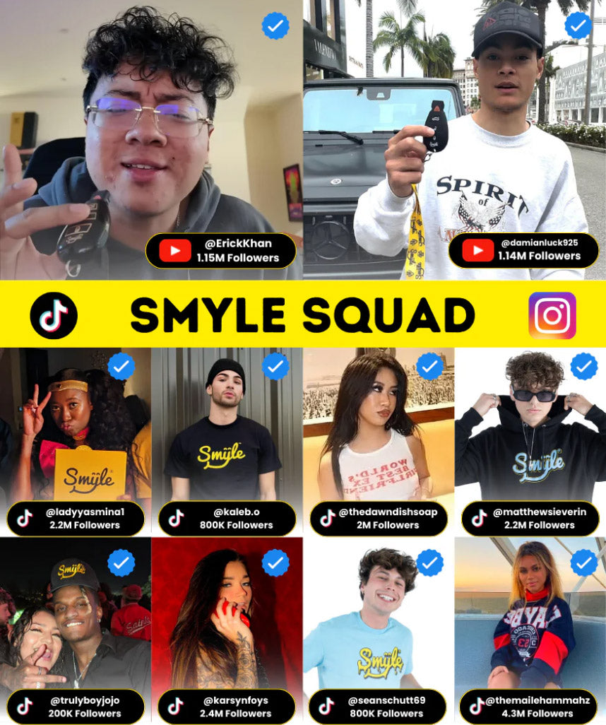Meet the Smyle Squad Social Influencers