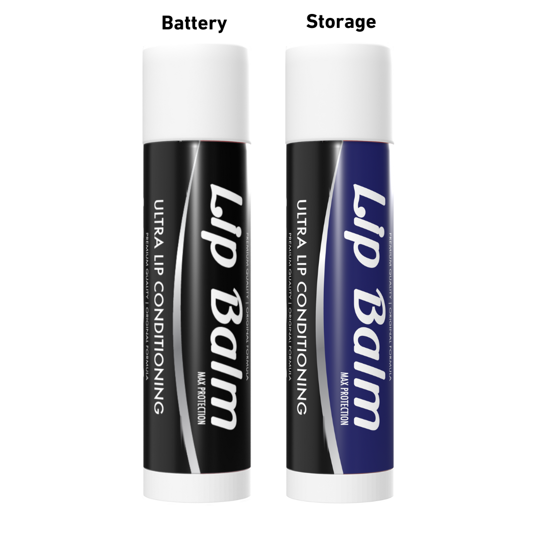 Blue and Black Lip Balm Penjamin