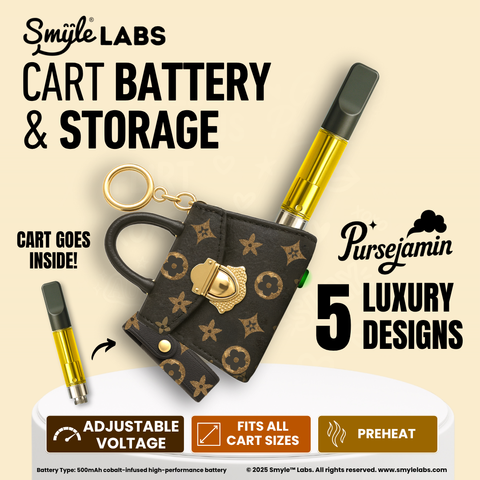 Purse 510 Cart Battery - Pursejamin by Smyle Labs