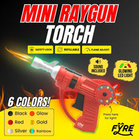 Refillable Raygun Mini Torch Lighter With Lights + Sound
