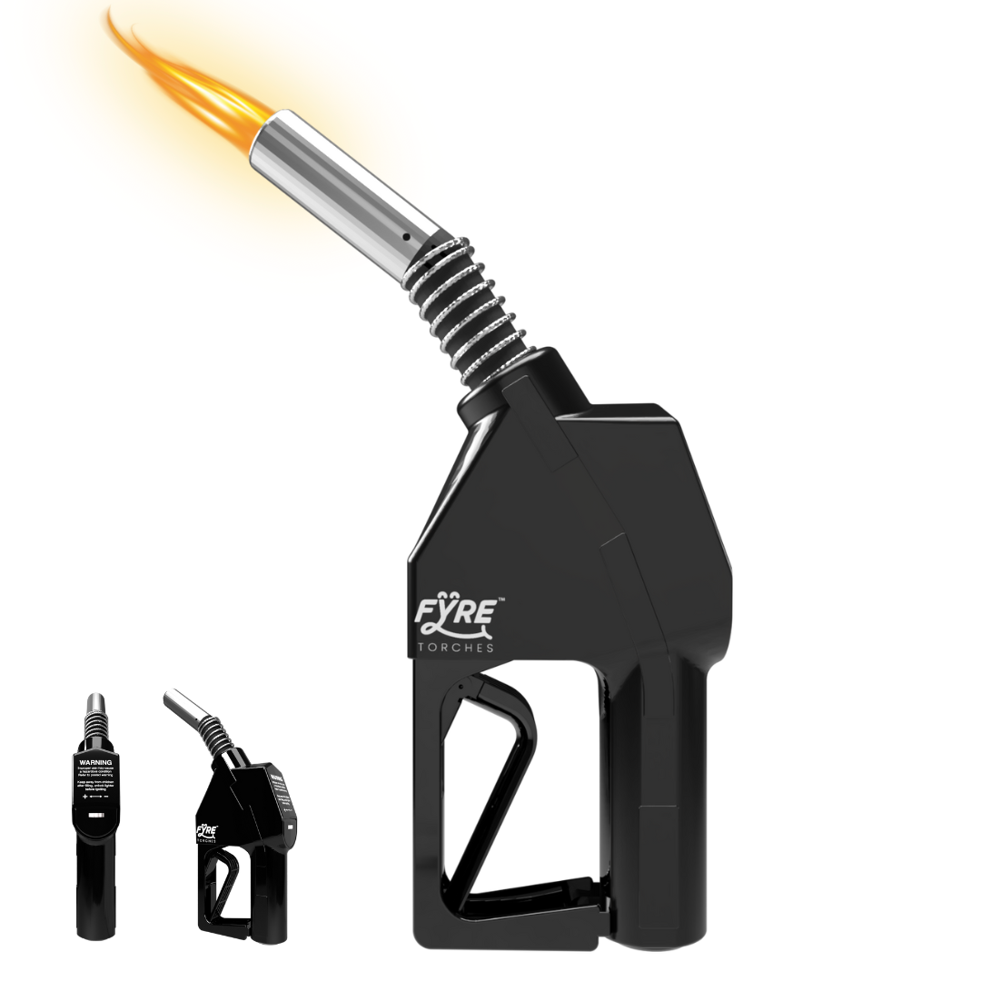 NEW! "Gas Pump" Shaped Torch Refillable and Adjustable Flame