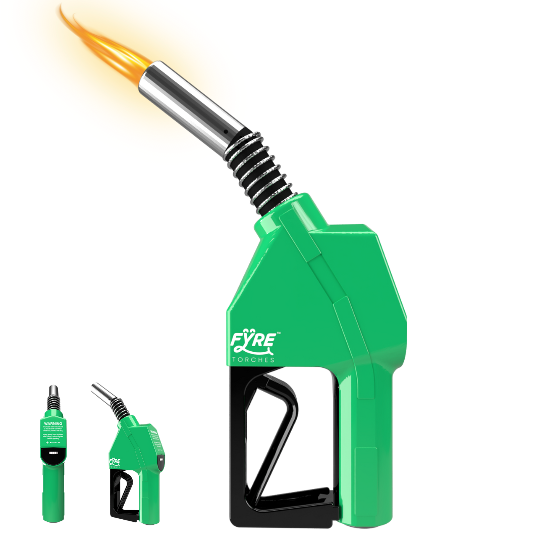 NEW! "Gas Pump" Shaped Torch Refillable and Adjustable Flame