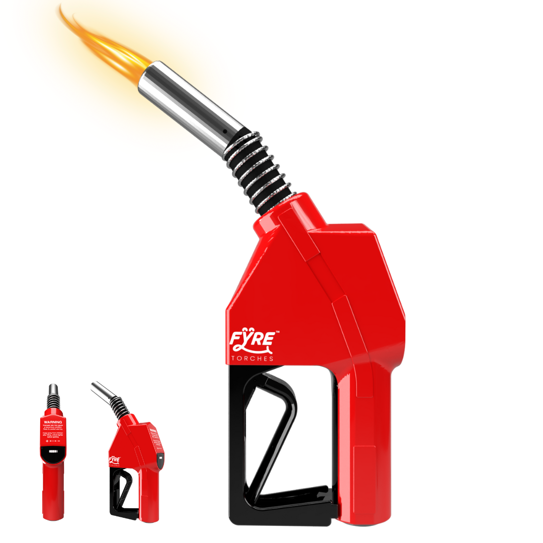 NEW! "Gas Pump" Shaped Torch Refillable and Adjustable Flame