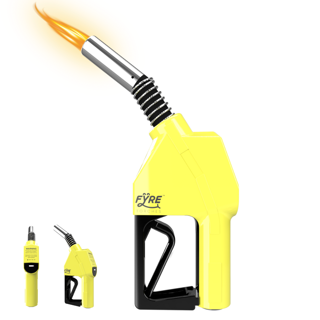 NEW! "Gas Pump" Shaped Torch Refillable and Adjustable Flame