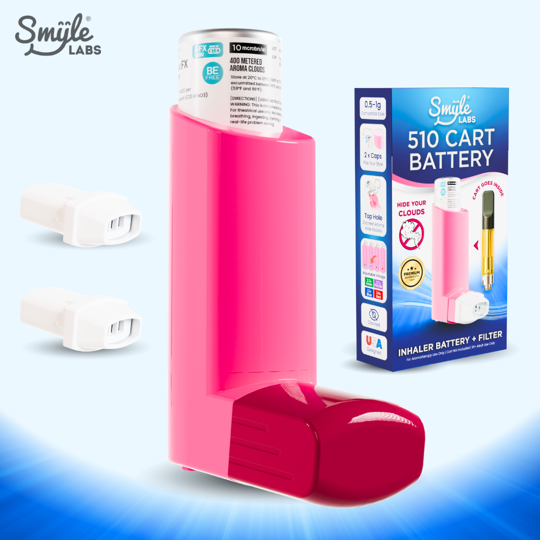Inhaler 510 Cart Battery + Cloud Filters