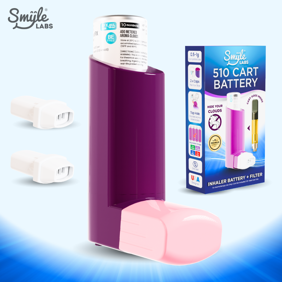 Inhaler 510 Cart Battery + Cloud Filters