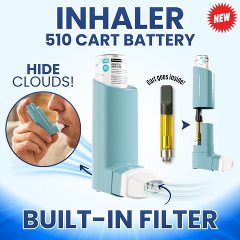 Inhaler 510 Cart Battery + Cloud Filters