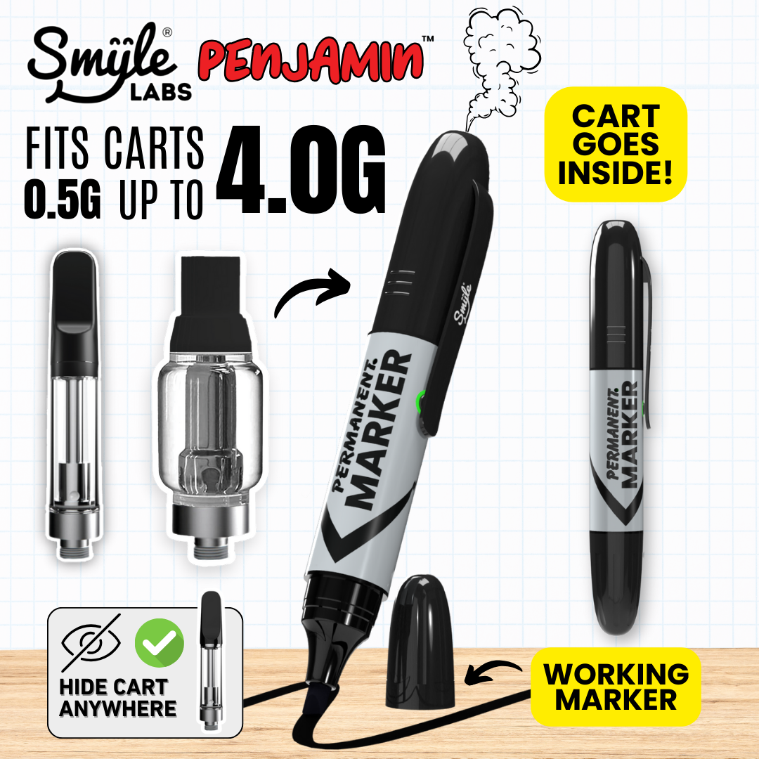 NEW! Permanent Marker Penjamin Cart Battery by Smyle Labs