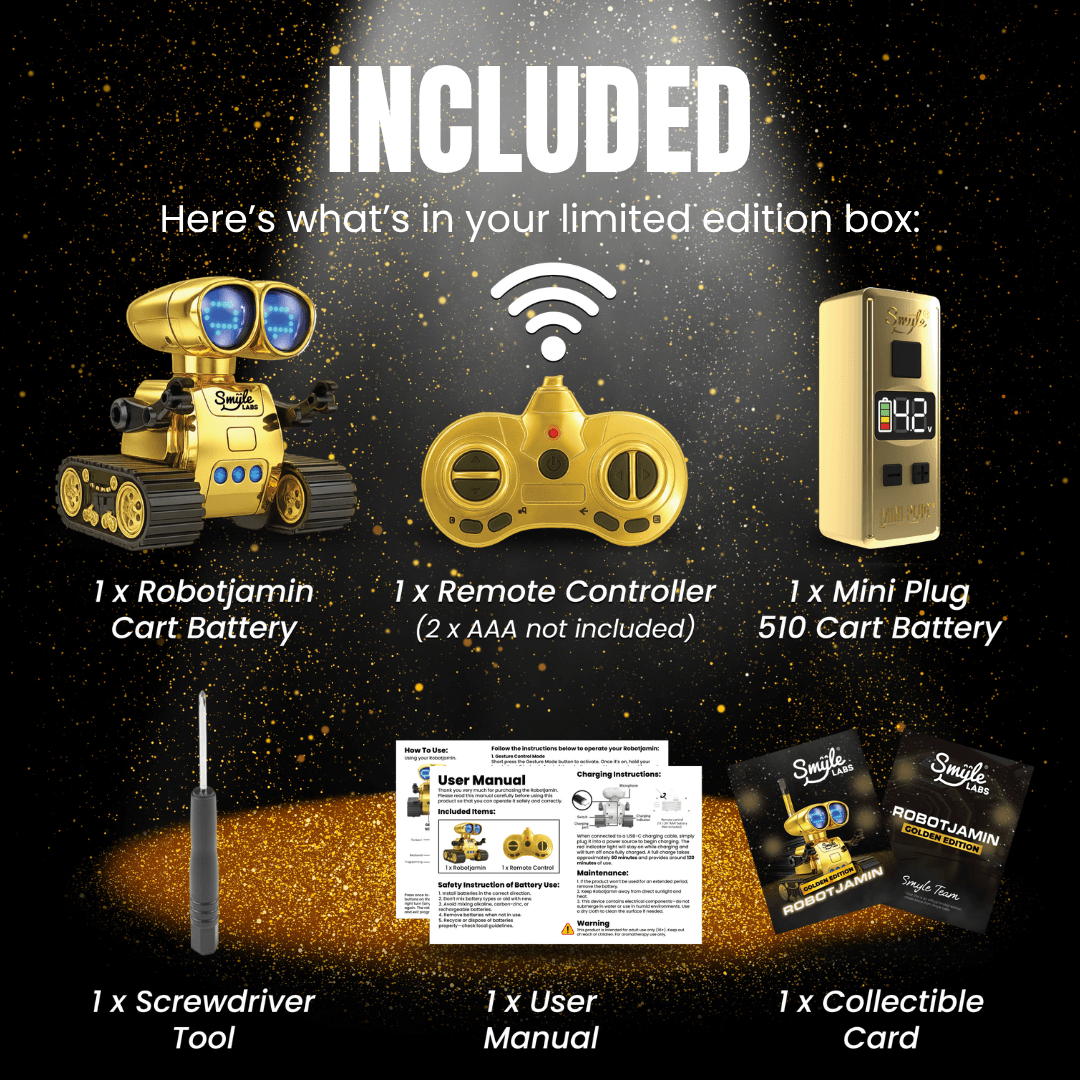 Robotjamin Cart Battery + Remote Controller by Smyle Labs (Limited Edition) Robotjamin Cart Battery + Remote Controller by Smyle Labs (Limited Edition)
