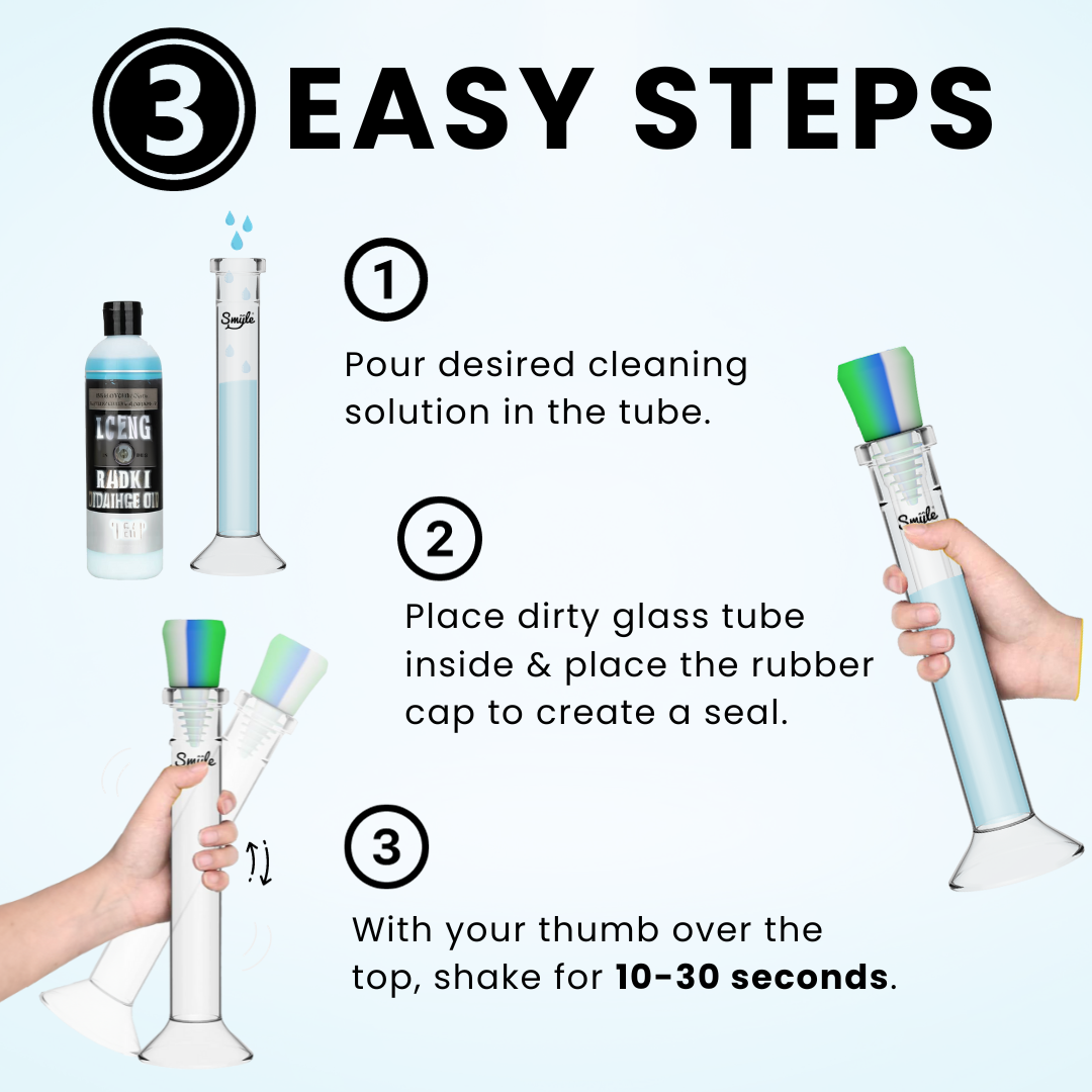 Instruction on how to use the Downstem Soaker